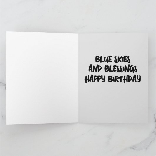 NATIVE AMERIKANISCHE UREINWOHNER WARRIOR MAN GEBUR KARTE (Innenseite)