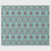 Native Amerikanischen Ureinwohners Navajo Pattern Geschenkpapier (Flach)