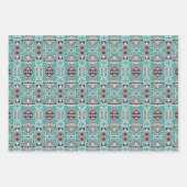 Native Amerikanischen Ureinwohners Navajo Pattern Geschenkpapier Set (Vorderseite)
