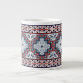Native Amerikanischen Ureinwohners Navajo Pattern Jumbo-Tasse (Vorderseite)