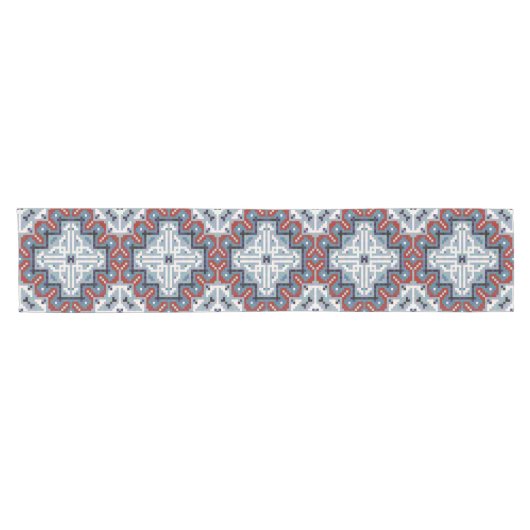 Native Amerikanischen Ureinwohners Navajo Pattern Kurzer Tischläufer (Horizontal)