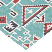 Native Amerikanischen Ureinwohners Navajo Pattern Mittelgroßer Tischläufer (Ecke)