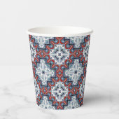 Native Amerikanischen Ureinwohners Navajo Pattern Pappbecher (Rückseite)