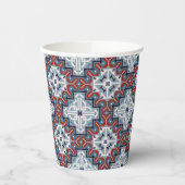 Native Amerikanischen Ureinwohners Navajo Pattern Pappbecher (Links)