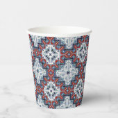 Native Amerikanischen Ureinwohners Navajo Pattern Pappbecher (Rechts)