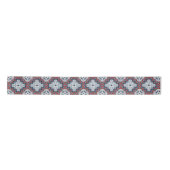 Native Amerikanischen Ureinwohners Navajo Pattern Satinband (Vorderseite)