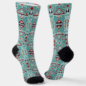 Native Amerikanischen Ureinwohners Navajo Pattern Socken (Gewinkelt)