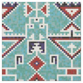Native Amerikanischen Ureinwohners Navajo Pattern Stoff (Nahaufnahme)