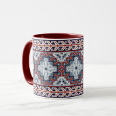 Native Amerikanischen Ureinwohners Navajo Pattern Tasse (Vorderseite Links)