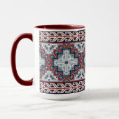 Native Amerikanischen Ureinwohners Navajo Pattern Tasse (Links)