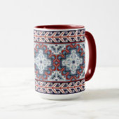 Native Amerikanischen Ureinwohners Navajo Pattern Tasse (VorderseiteRechts)