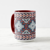 Native Amerikanischen Ureinwohners Navajo Pattern Tasse (Vorderseite Links)