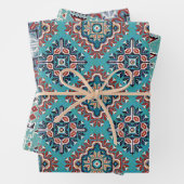 Native Amerikanischen Ureinwohners Navajo Patterns Geschenkpapier Set (Beispiel)