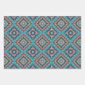 Native Amerikanischen Ureinwohners Navajo Patterns Geschenkpapier Set (Vorderseite)