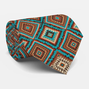 Native-amerikanisches geometrisches Motiv Krawatte