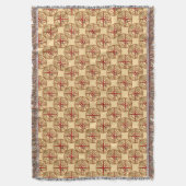 Native Art Blanket Spirituelle Tribal Throw Blanke Decke (Vorderseite Vertikal)