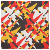 Native Art Fabric Four Nations Modernes Kunstwerk Stoff (Muster)