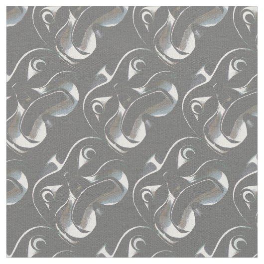 Native Art Fabric Haida Gestern und Heute Stoff (Nahaufnahme)