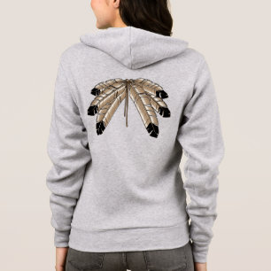 Native Art Jackets Herren Metis Wildlife Jacke Hoodie