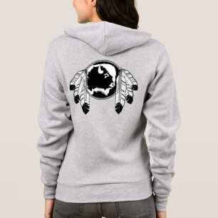 Native Art Jackets Women's Metis Wildlife Jacket Hoodie