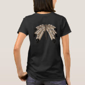 Native Art Jackets Women's Metis Wildlife Jacket T-Shirt (Rückseite)