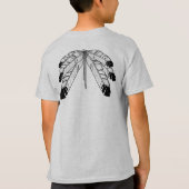 Native Art Kid's Sweatshirt First Nations Kid's Sh T-Shirt (Rückseite)