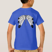 Native Art Kid's T - Shirt Bio First Nation T-Shir (Rückseite)