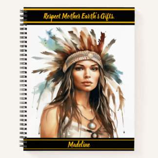 Native Art Logbook: Kühne Muster Notizblock