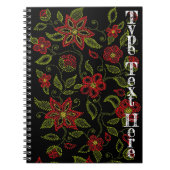 Native Art Notebook Metis Beading Journal Custom Notizblock (Vorderseite)