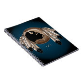 Native Art Notebook Spiritual Animal Metis Book Notizblock (Rechte Seite)
