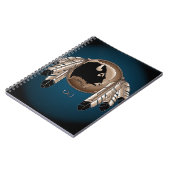 Native Art Notebook Spiritual Animal Metis Book Notizblock (Linke Seite)