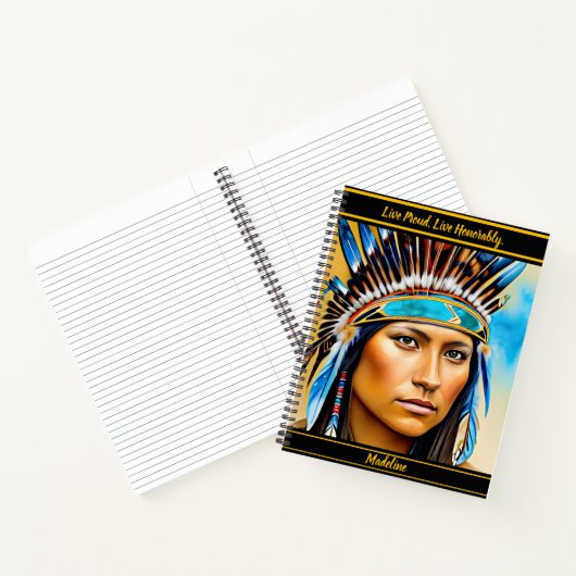 Native Art Notebook: Tribal Elegance Notizblock (Innenseite)