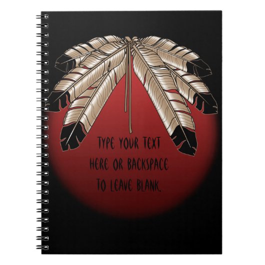 Native Art Notebook Tribal Spiritual Animal Journa Notizblock (Vorderseite)