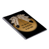 Native Art Notebook Tribal Spiritual Animal Journa Notizblock (Rechte Seite)