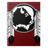 Native Art Notebook Tribal Spiritual Animal Journa Notizblock (Vorderseite)