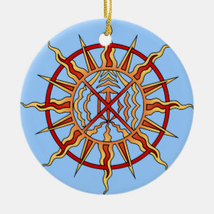 Native Art Ornament Obelisk