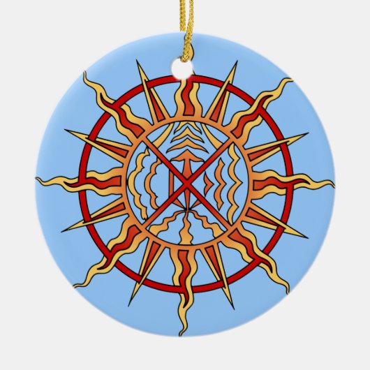 Native Art Ornament Obelisk (Vorne)