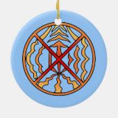 Native Art Ornament Obelisk (Hinten)