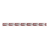 Native Art Ribbon Papier Custom Inukshuk Ribbon Satinband (Vorderseite)