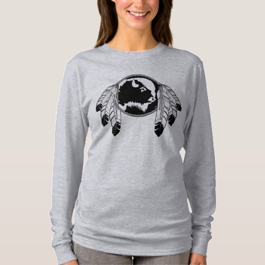 Native Art Shirts Metis Spirit Animal Shirt Lady's (Vorderseite)