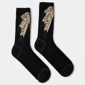Native Art Socken Adler Väter Socken Maßgeschneide (Rechts)