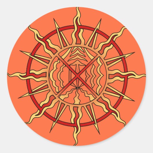 Native Art Stickers First Nations Life Geschenke (Vorderseite)