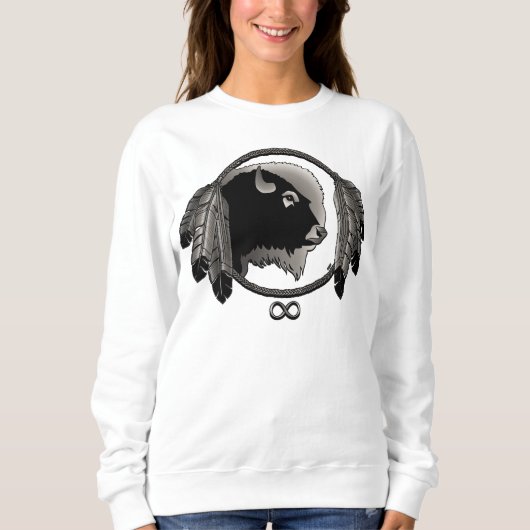 Native Art Sweatshirt Tribal Spirit Animal Shirts (Vorderseite)