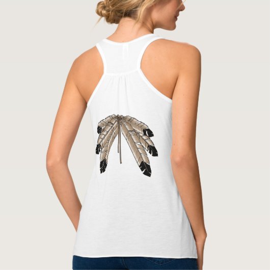 Native Art Tank Top Women's Metis Spirit Animal T (Rückseite)