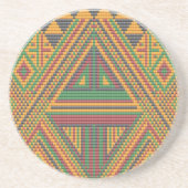 Native Beadwork Sandstone Untersetzer (Vorne)