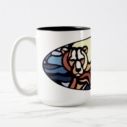 Native Bear Art Cups Tasse Polar Bear Cup & Gläser (Links)