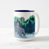 Native Bear Art Cups Tasse Polar Bear Cup & Gläser (VorderseiteRechts)