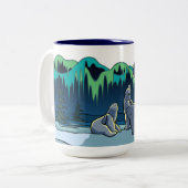 Native Bear Art Cups Tasse Polar Bear Cup & Gläser (Vorderseite Links)