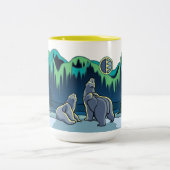 Native Bear Art Cups Tasse Polar Bear Cup & Gläser (Mittel)