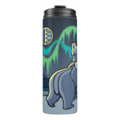 Native Bear Art Tumbler Tasse Polar Bear Trinkbehä (Vorderseite)